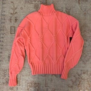 Chunky knit turtleneck